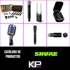 Catálogo Shure KPX - Micrófonos, Sistemas Inalámbricos, Audífonos